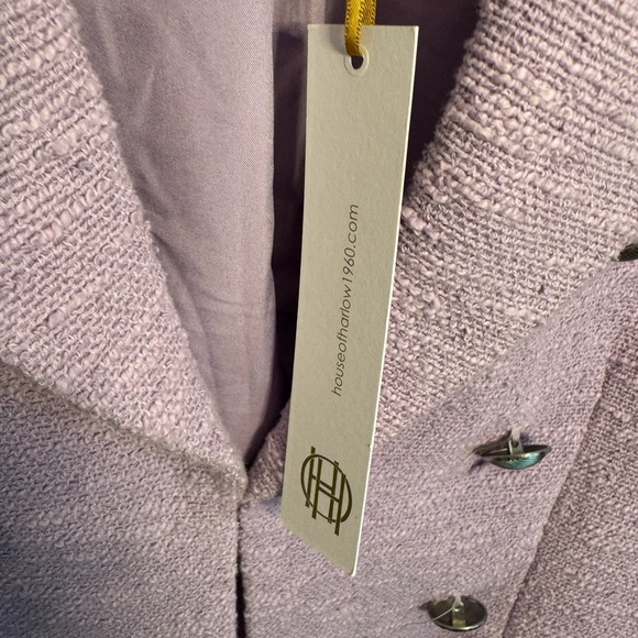 House of Harlow 1960 NWT Lilac Cropped Blazer, size Small - Picture 4 of 11